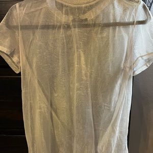 Mesh see through shirt